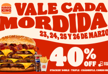 Burger King ofrece hamburguesas con 40% de descuento por tiempo limitado