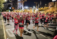 Histórico: más de 5 mil mujeres corrieron en la tercera versión de Women’s Night Out y tiñeron de fucsia las calles de Providencia